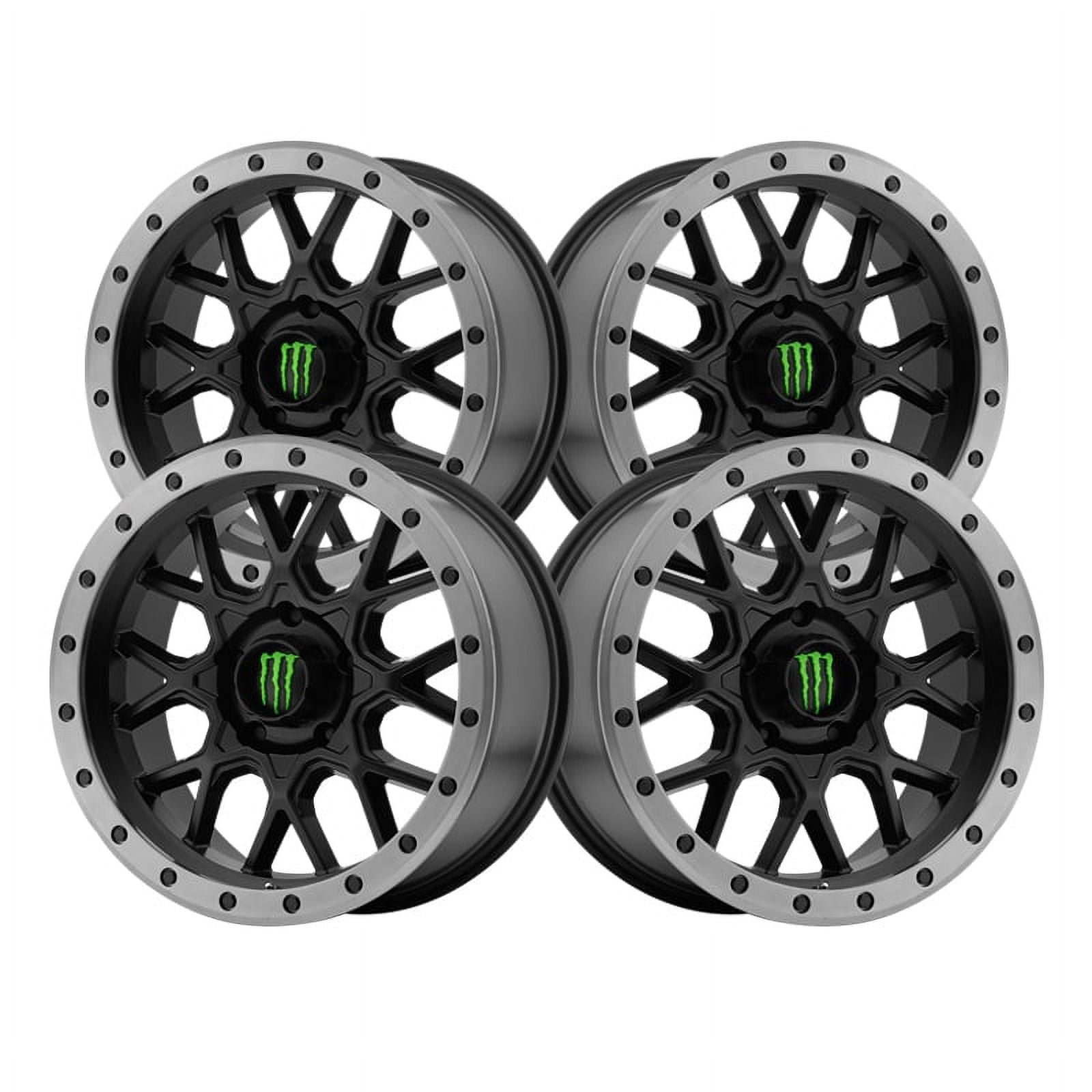 Monster Energy Edition 649BA Wheel Rim 20x9 6x120 Black Machined 18mm Offset