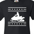 thumbnail image 4 of Inktastic Snowmobile Gift Silhouette Youth T-Shirt, 4 of 5