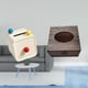 thumbnail image 2 of Porta pañuelos,Dispensador de servilletas y porta pañuelos con tapa para caja de pañuelos,Estuche para pañuelos de escritorio,Caja de pañuelos faciales de papel retro de madera,Baño, 2 of 8