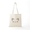 thumbnail image 5 of CafePress - Cat Whiskers Tote Bag - Unisex Canvas Tote Bag, Beige, 1-Piece, 5 of 6