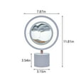 thumbnail image 3 of Latrodar Mobile Sand Painting, 360 ° Rotating Quicksand Table Upgraded m Decorations (10ML) Gray Home Tools, 3 of 5