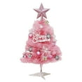 thumbnail image 2 of Hwkond Pre-Lit Artificial Christmas Tree Glowing Mini Christmas Tree Set, 2 of 6