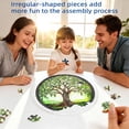 thumbnail image 3 of 83pc Acrylic Jigsaw Puzzle Suncatcher – 7.4in Sun Catcher Puzzle for Windows Hanging, Home & Garden Gift #003, 3 of 7