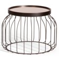 thumbnail image 1 of Sauder Boutique Oiseau Cage Table de Fin en Noir, 1 of 4