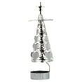 thumbnail image 1 of ELAYARD 1Pc Tree Candlesticks 11.8x7.9x3.9in Silver Iron Christmas Party, 1 of 8
