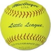 (12 pack) MacGregor 11" Yellow Little League Softballs