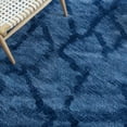 thumbnail image 6 of SAFAVIEH Retro Daphne Abstract Runner Rug, Blue/Dark Blue, 2'3" x 5', 6 of 8
