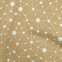 oneOone Polyester Spandex Light Brown Fabric Dress Material Fabric Print Fabric By The Yard 56 Inch Wide