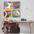 thumbnail image 2 of Stupell Industries Collaged Urban Sports Balls Graphic Art White Framed Art Print Wall Art, Set of 4, Design by Savannah Miler, 2 of 7