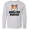 thumbnail image 3 of Inktastic Dog Shiba Inu Squad Long Sleeve Youth T-Shirt, 3 of 5