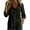 Black, variant on Lenpel Womens Long Sleeve Tops Trendy Ruffle V Neck Button down Shirts Lightweight Print Curved Hem Blouses Fall Clothes