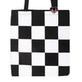 thumbnail image 3 of Something Different Checkerboard Tote Bag, 3 of 4