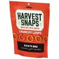 thumbnail image 3 of Harvest Snaps Crunchy Loops Kick'n BBQ Baked Red Lentil Snacks 2.5oz (Pack of 2), 3 of 5
