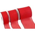 thumbnail image 2 of Joycrosso Burlap Wired Edge Ribbon 1.5 inch x 10 Yards, Red, Ideal for Crafting, Gift Wrapping, Wreath, Christmas Tree, and Rustic Wedding Decorations, 2 of 4