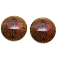 thumbnail image 3 of Red Orange Dinosaur Lizard Dragon Glass Eyes, 3 of 8