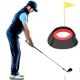 thumbnail image 5 of Ayudas De Entrenamiento De Golf, Copa De Golf Resistente Al Desgaste De TPU, Agujero De Precisión De Putter Negro Rojo Para Golf Con Bandera, 5 of 8