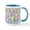 White/Blue Inside, variant on CafePress - Pastel Colored Easter Eggs Mugs - 11 oz Ceramic Mug - Novelty Coffee Tea Cup
