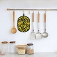 thumbnail image 5 of Pofeuu Sunflowers In Vintage Print Silicone Pot Mat Mitten With Hanging Loop Heat Resistant Oven Mitts Non-Slip Bbq Baking Smoking Potholders, 5 of 7