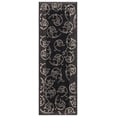 thumbnail image 2 of Safavieh Courtyard Daniel Oriental Indoor/Outdoor Runner Rug, Black/Sand, 2'3" x 12', 2 of 10