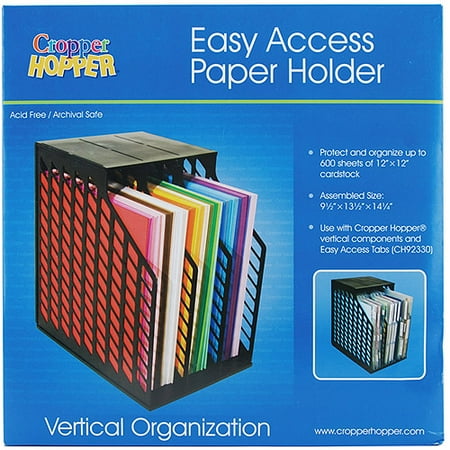 paper cropper hopper holder access easy storage walmart scrapbook