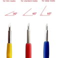 thumbnail image 5 of Pelacables de fibra óptica, herramientas manuales de fibra óptica, pelacables, herramienta de corte de fibra óptica, cortador pelador de cables coaxiales (1 unidad, gris), 5 of 5