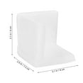 thumbnail image 2 of HAMPPLIES 10Pcs White Protective Corner Frames for Shipping Boxes and Packaging Edge Guards, 2 of 6