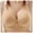Beige, variant on Women's Push Up Wireless Bra Comfort Support No Underwire Bras Comfortable Wire Bralette Everyday Underwear