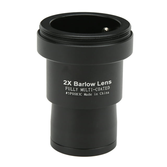 Lentes Barlow 2X para telescopio, película verde FMC de 1,25 pulgadas, rosca M35 para observación astronómica.