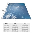 thumbnail image 3 of Balery Snowflakes1 Manta de Felpa Suave y Acogedora – Cobija de Franela Aterciopelada para Cama, Lavable y Cálida para Sofá, Mascotas, Transpirable-50"x40", 3 of 7