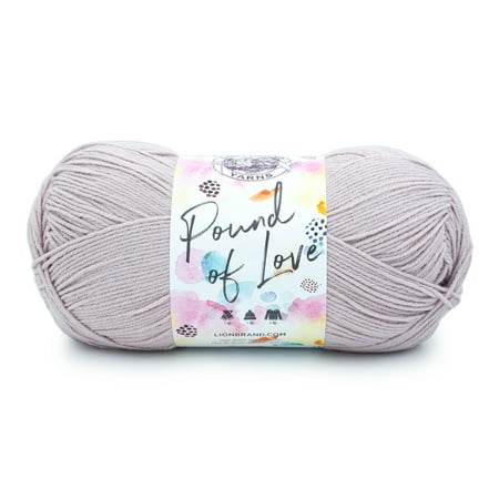UPC: 0842093130147 | Lion Brand Yarn Pound of Love Quartz 1 Pound Medium Premium Acrylic Pink Yarn 1 Pack