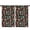Mushroom and Frog, variant on Blackout Kids Curtains,Mushroom and Frog Butterfly Black Pattern Children's Insulated Curtains Set Of 2,Bedroom Essentials,Toddler Room Decor 52"x84"