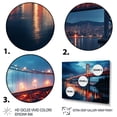 thumbnail image 3 of Designart "Sunrise View of Panoramic Bridge I" Extra Large Architecture Framed Wall Art - Traditional Red Bridges Bedroom Framed Canvas Wall Art, 3 of 6