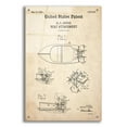 thumbnail image 1 of Epic Art 'Boat Attachment Blueprint Patent Parchment,' Acrylic Glass Wall Art, 24"x36", 1 of 3
