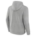 thumbnail image 3 of Men's Heather Gray Philadelphia Phillies Cooperstown Collection Huntington Logo Fitted Pullover Hoodie, 3 of 3