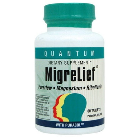 Quantum Health MigreLief with Puracol - 60 CT