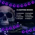 thumbnail image 4 of Halloween LED Remote Control Eyeball Light Fairy Light with 8 Modes Battery Powered Waterproof String Lamp for Garden Patio Yard Halloween Party, 4 of 9