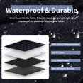thumbnail image 4 of Funda de asiento de coche para perros FURRYFECTION 4 en 1, impermeable, negra, 4 of 7