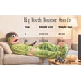 thumbnail image 7 of Monster Onesie, Big Mouth Monster Onesie, Green Plush Monster Onesie Pajamas, Soft Plush Loungewear, 7 of 7