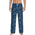 thumbnail image 2 of Goofa Sea Turtle Printed Soft Pajama Pants for Men, Wide Leg Comfy Casual Lounge Yoga Pants-XX-Large, 2 of 9
