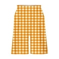 thumbnail image 6 of Odeerbi Toddler Boys Girls 2 Piece Outfits Summer Clothes Plaid Tank Tops Shorts Set Fashion Casual Sleeveless Blouse Round Neck Collar Printed Short Pants Sets Yellow, 6 of 8