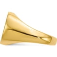thumbnail image 3 of 10K Yellow Gold 13.5 X15.0Mm Open Back Mens Signet Ringsize 10 (Width 3 To 14.3) - Jbsp, 3 of 5