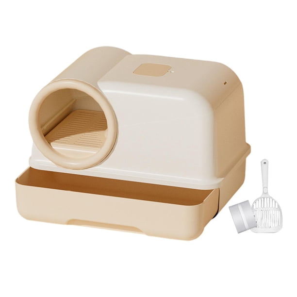 Caja De Arena Para Gatos Cerrada Strade Fareast Limited Beige