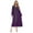Dark Purple, variant on Miutii Unisex Women Men Church Robe Vneck Zipper Front Color Block Choir Dress Clergy Robes Graduation Gown Burgundy S