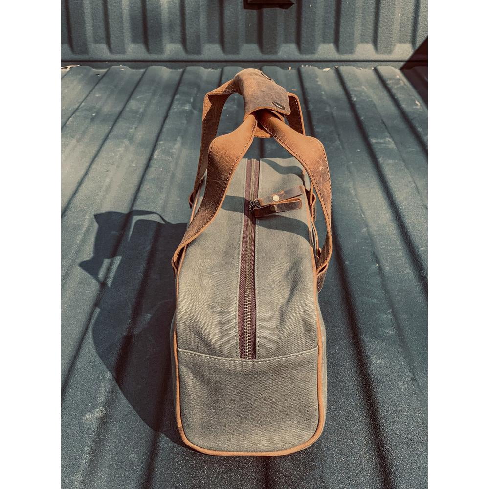Canvas Leather Ammo Bag