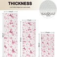 thumbnail image 4 of Pink Breast Cancer and Pioneer Flower Kitchen Rugs Sets Of 3,Kitchen Runner Rugs Non Skid Washable,Decorative Kitchen Floor Mats for Kitchen,Sink,Laundry,17"x30"+ 17"x47" + 17"x59", 4 of 6