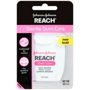 REACH Gentle Gum Care Cinnamon Mint Dental Floss, 50 yd
