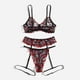 thumbnail image 4 of Sexy mujer malla amor bordado Babydoll ropa interior perspectiva ropa de dormir íntima Tanga con liguero conjunto de lencería Fridja nalpqowj39361, 4 of 6
