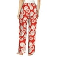 thumbnail image 3 of Xecao Tomatoes Women's Straight Lounge Pajama Pants: The Epitome of Relaxed Sleepwear, 3 of 9