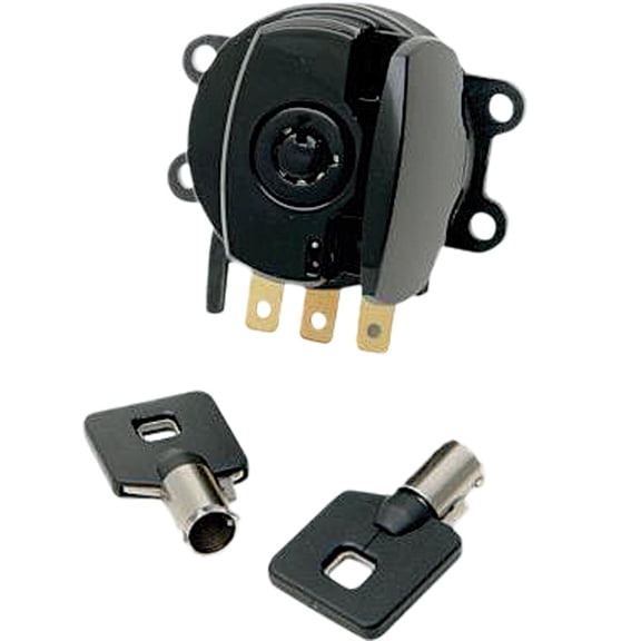 Harddrive - 370096 - Side Hinge Ignition Switch Black