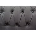 thumbnail image 5 of Bowery Hill Transitional Fabric Upholstered Living Arm Chair in Charcoal, 5 of 8
